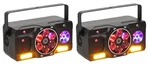 (2) Rockville Insta Party 61 Bee Eye/laser/strobe Dance Floor Dj Effect Lights. Fixed Price $124.95.
