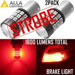 Alla Lighting 1157 Legal Strobe Red Brake Signal Blinker Bulb,flash Solid. Fixed Price $19.98.