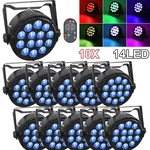 140W 14LED Par Dmx Rgbw Strobe Stage Lighting Disco Wash Halloween Lights. Fixed Price $99.99.