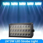 24X3W Rgbw Led Stormy Strobe Beam Wash Light DMX512 For Stage Dj Background. Fixed Price $128.25.