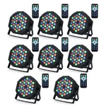 Litake Dj Par Lights, Rgb 36 Led Stage Sound Activated, SHOW-8 Pack. Fixed Price $146.19.