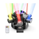 Moving Head Dj Lights, 150W Rgbw 4-IN-1 Led 6 Arms Disco Stage With Mix.... Fixed Price $206.23.