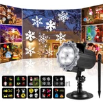 Snowfall Led Lights Snowflake Rotating Projectors Christmas Decorative Lighting. Fixed Price $37.39.