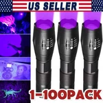 Uv Flashlight Black Super Bright 120000LM Torch Ultra Violet Lamp Led. Fixed Price $6.49.