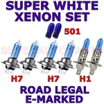 Vauxhall Omega 1998-2001 Set Of 2X H1 H7 501 Halogen Xenon Effect Light Bulbs. Fixed Price $24.12.