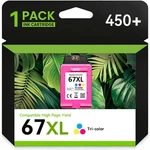 67XL Ink Cartridges For Hp Deskjet 2700E 2755E 2852 4155E Envy 6055E 6455. Fixed Price $19.68.