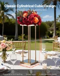 Vevor 10-PIECE Gold Centerpiece Stand Set 23.6" Metal Floral Display. Fixed Price $168.99.
