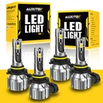 4X Auxito 9005 9006 Combo Led Headlight Bulbs High Low Beam Kit Super White. Fixed Price $34.19.