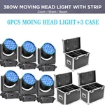 Uking 380W Led Wash Zoom Moving Head Light Rgbw Dj Disco Party Stage Dmx. Fixed Price $720.99.