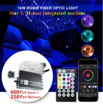 16W Rgbw Optic Star Meteor Kit Led Lights W/ 850X Fibers Rf Music Control. Fixed Price $67.86.