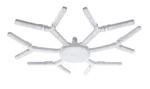 Elfeland 6-LEAF Foldable Crystal Snowflake Led Ceiling Light E27 Adjustable Shap. Fixed Price $32.00.