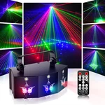 Remote 9-EYE Rgb Dmx Scan Projector Laser Led Strobe Dj Ktv Stage Lighting Party. Fixed Price $44.99.