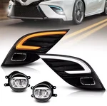 Jdm-spec Led Fog Light Kit W/ White/amber Drl Bezels For 18-20 Camry Xse. Fixed Price $85.00.