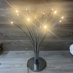Ikea Retired Silver Chrome Metal Hovn Tree Led Touch Table Lamp Light Mcm. Fixed Price $190.00.