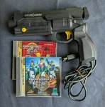 Sega Saturn Gun Controller Light HSS-0152 + Virtua Cop & 2. Tested. Japan. Fixed Price $59.50.
