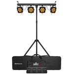 Chauvet 4BAR Quad Ils Complete Wash Lighting Solution System Rgba Colors. Fixed Price $628.40.