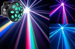 American Dj Vertigo Hex Led 12 Watt 6-COLOR Dance Floor Effect Light. Fixed Price $129.99.