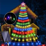 Christmas Solar Decorations Star Lights Outdoor 200 Ledhome Holiday Party. Fixed Price $18.39.
