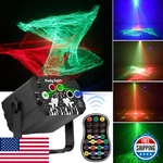 Enjoyedled Dj Disco Party Lights: Laser, Rgb Led, Sound Activated Strobe W/ Remo. Fixed Price $64.45.