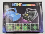 Mini Laser Stage Light Projector Blue Aluminum Sound Activated Dj Party - New. Fixed Price $21.14.