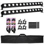 Adj Ultra Beam Bar 12CW 1M Led Linear Light Fixtures 2-PACK With Bag Idjnow. Fixed Price $707.40.
