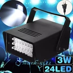 Disco Party Led Strobe Lights Dj 24 Flash Stage Christmas Xmas Rave. Fixed Price $13.99.
