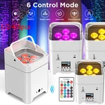 108W Rgbwa+uv Wireless Rechargeable Battery Dmx Stage Party Dj Lights. Fixed Price $436.99.