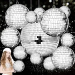 12 Pack Disco Balls For Clubs, Parties, Celebrations. Different Sizes.. Fixed Price $28.00.