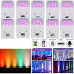 108W Wireless Stage Dj Lights Rgbwa+uv Par Uplighting Dmx Wifi App Remote. Fixed Price $159.99.