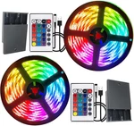 Battery Powered Led Strip Lights, 5050 6M/20FT, Flexible Color Changing Rgb. Fixed Price $24.76.