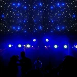 Led Stage Backdrop Curtain DMX512 Background Starry Sky W/ Controller. Fixed Price $186.91.