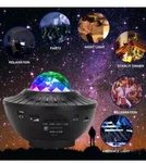 2 Disco Light Galaxy Projector Lamp Led Ceiling Starry Night Music Speaker. Fixed Price $19.00.