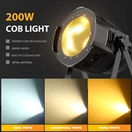 200W Cob Led Par Light Adjustable Warm White Cool Dmx Control Stage. Fixed Price $180.99.