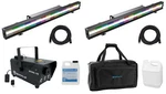2) American Dj Jolt FX2 Dmx Strobe/blinder/wash Light Bars+fogger+bag+cables. Fixed Price $1999.98.