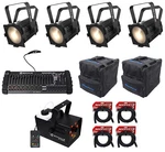 Chauvet Dj Eve P-140 Vw D-fi Cool/warm Stage Lights+dmx Controller+bags+fogger. Fixed Price $1797.45.