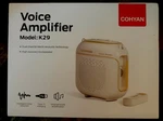 Cohyan K18 Voice Amplifier Speaker Megaphone Dual Channel Electroacoustic. Fixed Price $17.00.