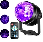 Litake Uv Black Lights For Glow Party, 6W Led Disco Ball Strobe Dark. Fixed Price $20.49.
