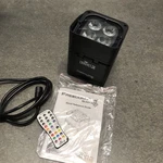 Chauvet Freedom Par Quad 4 Wireless Led Wash Uplight With Remote - Never Used!. Fixed Price $275.00.