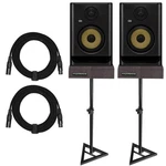 Krk Rokit RP5G5 5" Powered Studio Reference Monitor Speakers Pair Stands. Fixed Price $423.40.