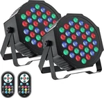 2X King Led Par Lights, Dj Stage Rgb 36 W/sound Aativation, Corded, Remote. Fixed Price $19.00.