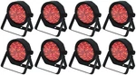 (8) Chauvet Dj Slimpar 56 Ils Dmx Rgb Led Wash Up-lights. Fixed Price $711.60.