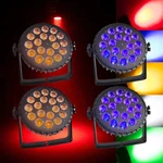 Becen 18X18W Rgbwa Uv 6IN1 Led Flat Par Can Light Rdm DMX512 Dj Stage 4PCS. Fixed Price $360.00.