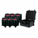 American Dj Element Hex PC6 Pak Led Pars Flight Case. Fixed Price $2099.99.