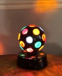 7 Disco Led Multi-colored Revolving Rotating Lights Lighting Party Ball. Fixed Price $21.99.