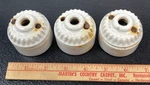 (3) Leviton 9065 Porcelain Rosette Fuseless Fixture Canopy Ceiling Light Lamp L1. Fixed Price $15.00.