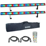 Chauvet Dj Colorstrip Led Dmx Party Uplights W/ Infrared Remote + Carry Bag P.... Fixed Price $464.40.