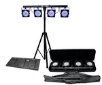 Chauvet Dmx Led Stage Wash Light System W/ Tripod, Case & Footswitch. Fixed Price $459.99.