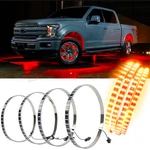 Car 15'' Rgbw Led Wheel Ring Lighting IP68 Changing + Music App For Dodge Ram. Fixed Price $109.09.