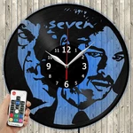 Led Clock Seven Light Vinyl Record Wall 4859. Fixed Price $48.32.