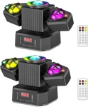 2PCS Laser Rgbw Led Moving Head Disco Stage Lighting Beam DMX512 W/ Remote. Fixed Price $92.98.